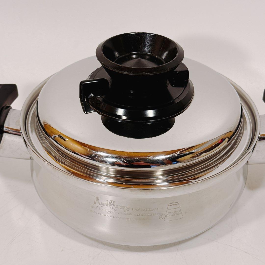 ロイヤルクイーン ROYAL QUEEN 1コート ステンレス鍋 IH対応 - メルカリ