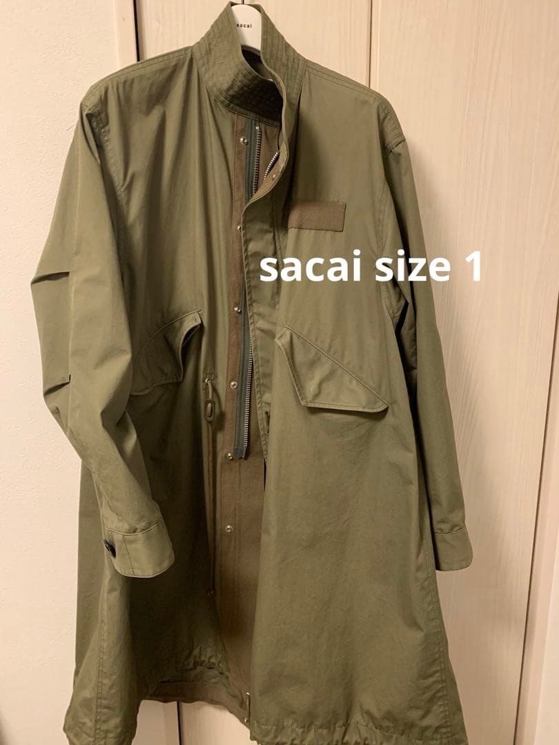 sacai サカイ モッズコート カーキ size 1 0357925D0019_x1_a001.jpg