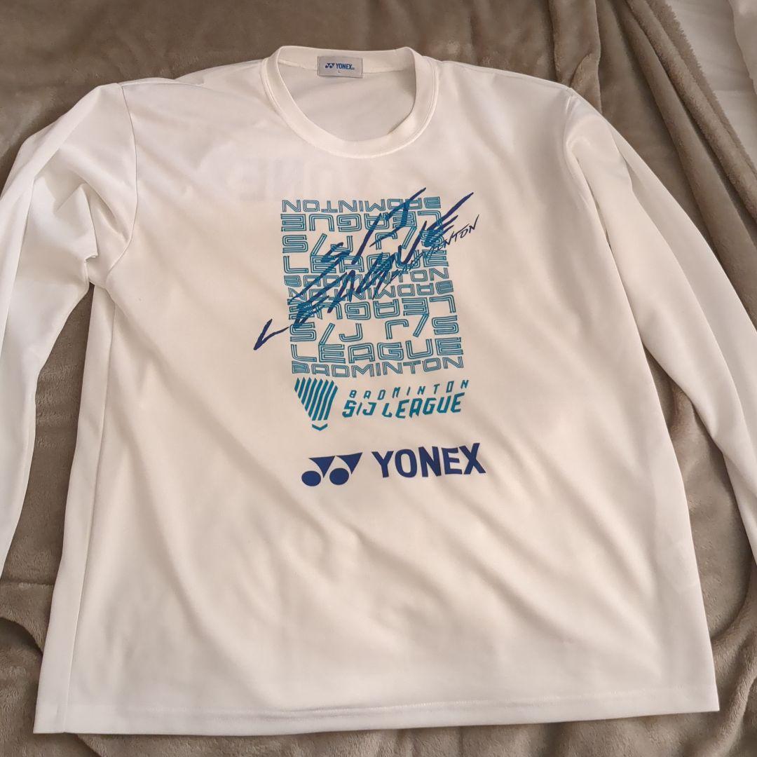 sjリーグ限定ロンT 桃田賢斗直筆サイン入り - メルカリ