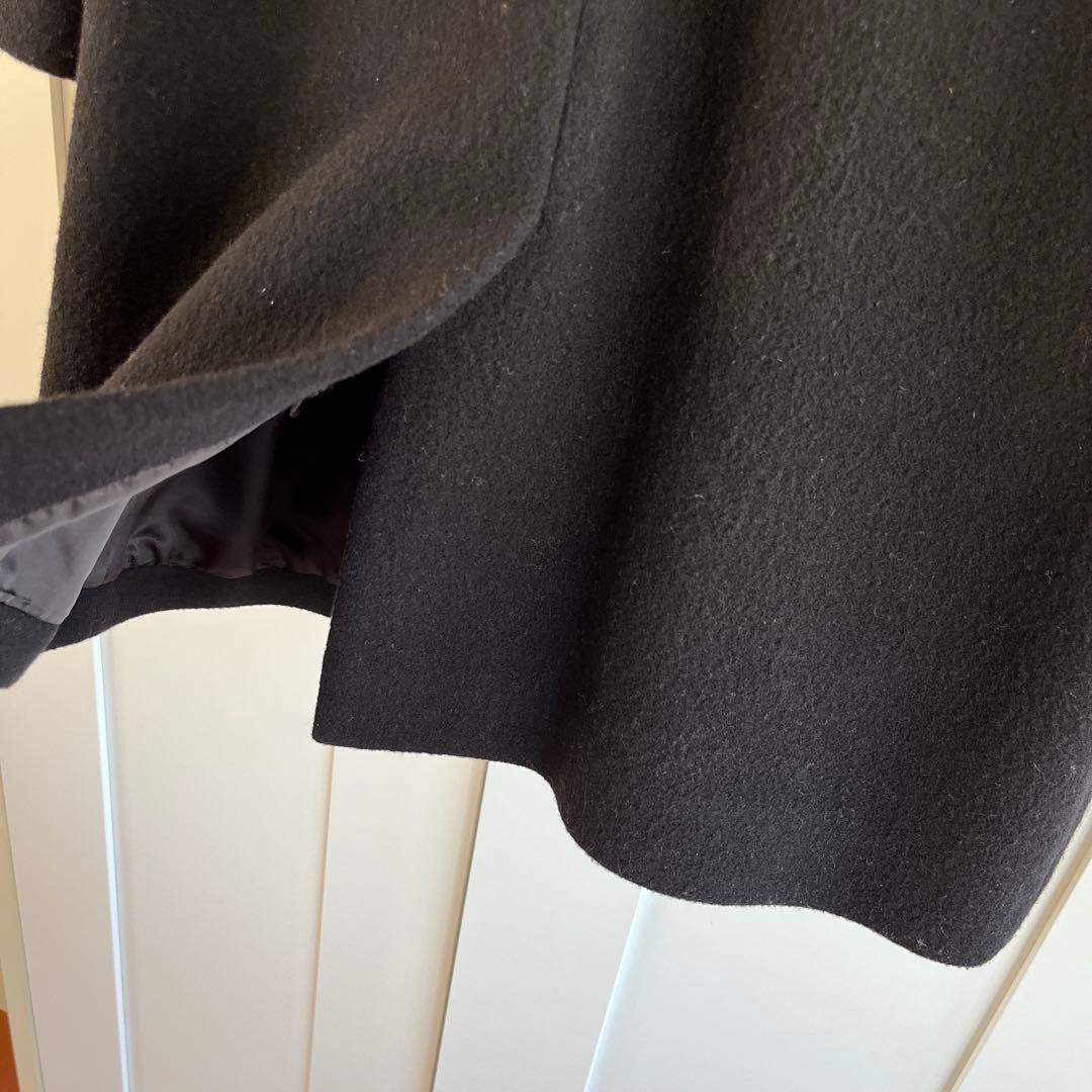 APC アーペーセー ノーカラーウールブラックコート 34 S - メルカリ