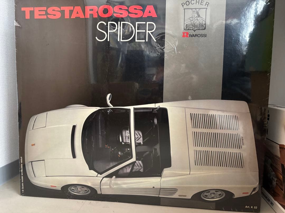 POCHER フェラーリ TESTAROSSA SPIDER、1/8 ポケール Pocher 1／8 フェラーリ テスタロッサ ロッソ - メルカリ