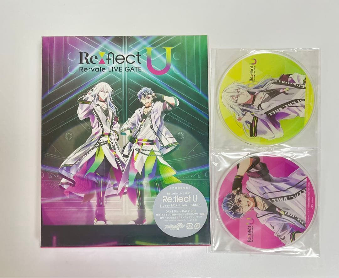 Reflect U Re:vale Blu-ray BOX 特典付き Blu-ray】アイドリッシュセブン Re:vale LIVE GATE “Re:flect U” Blu