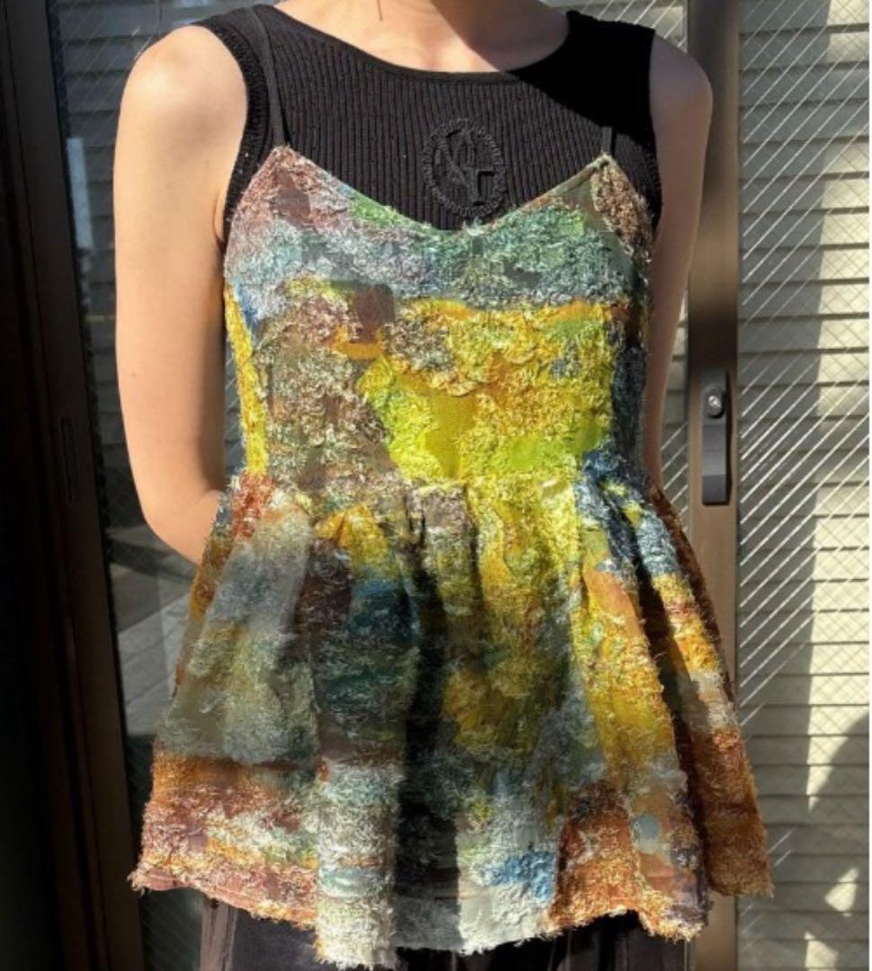 10/1までとい★ RACHEL FLUFFY ART CAMISOLE