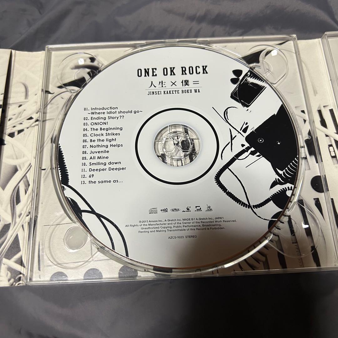初回限定盤】ONE OK ROCK 人生×僕= CD+DVD - メルカリ