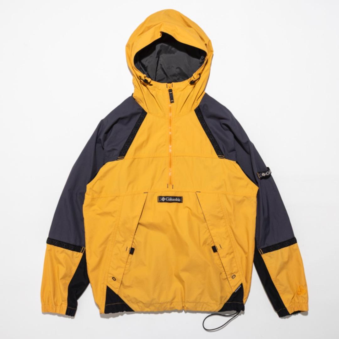 90s Columbia Anorak Paka コロンビア アノラックパーカ 90s Columbia Nylon Anorak Parka 黒青紫 M コロンビア アノラック