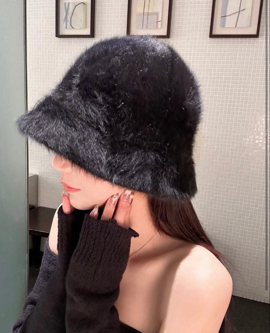 YILON イロン シャギーファーバケットハット 帽子 ハット シャギーファーバケットハット レディース : ZOZOTOWN