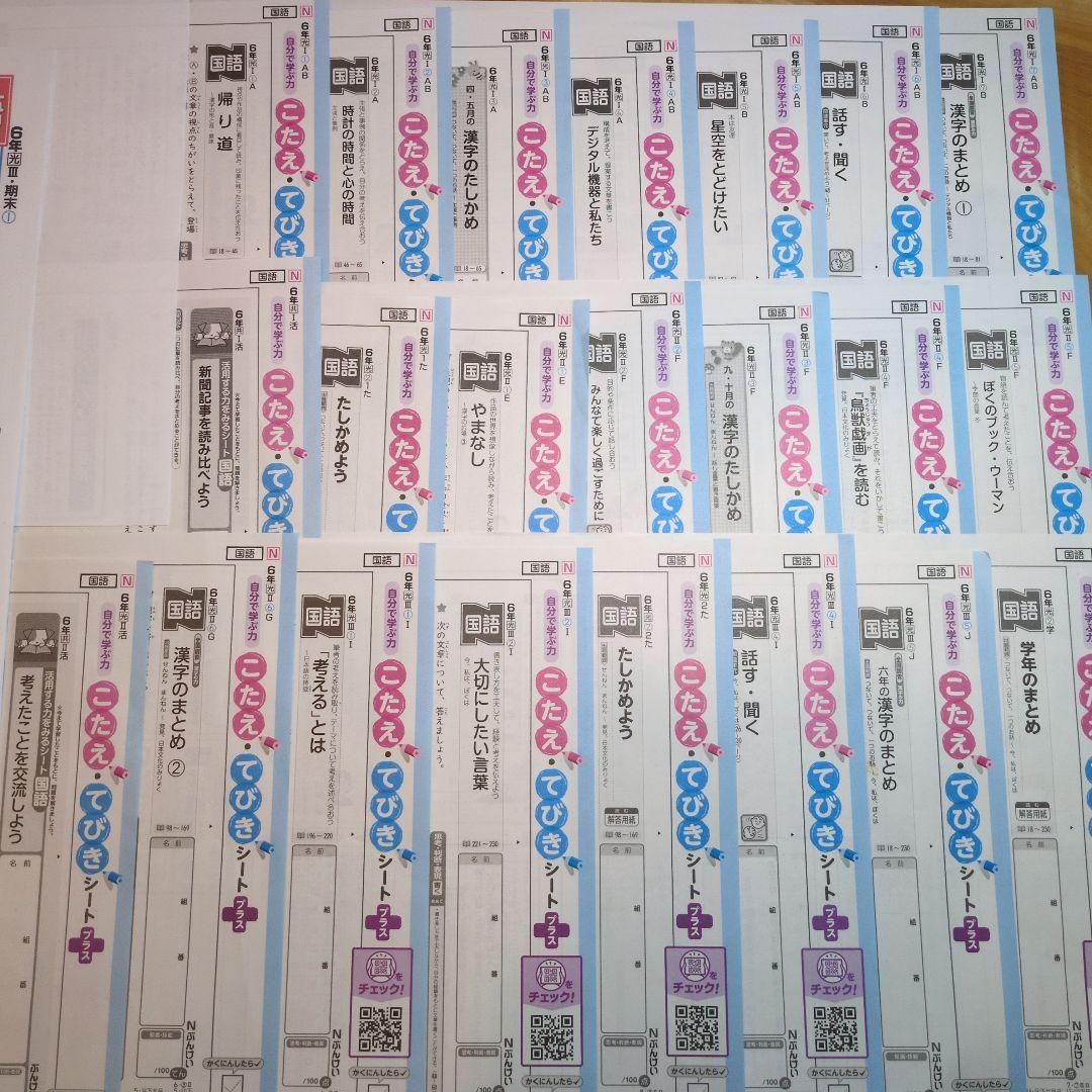 ぶんけい カラーテスト 小6 国語 光村図書 6年生 Nぶんけい - メルカリ