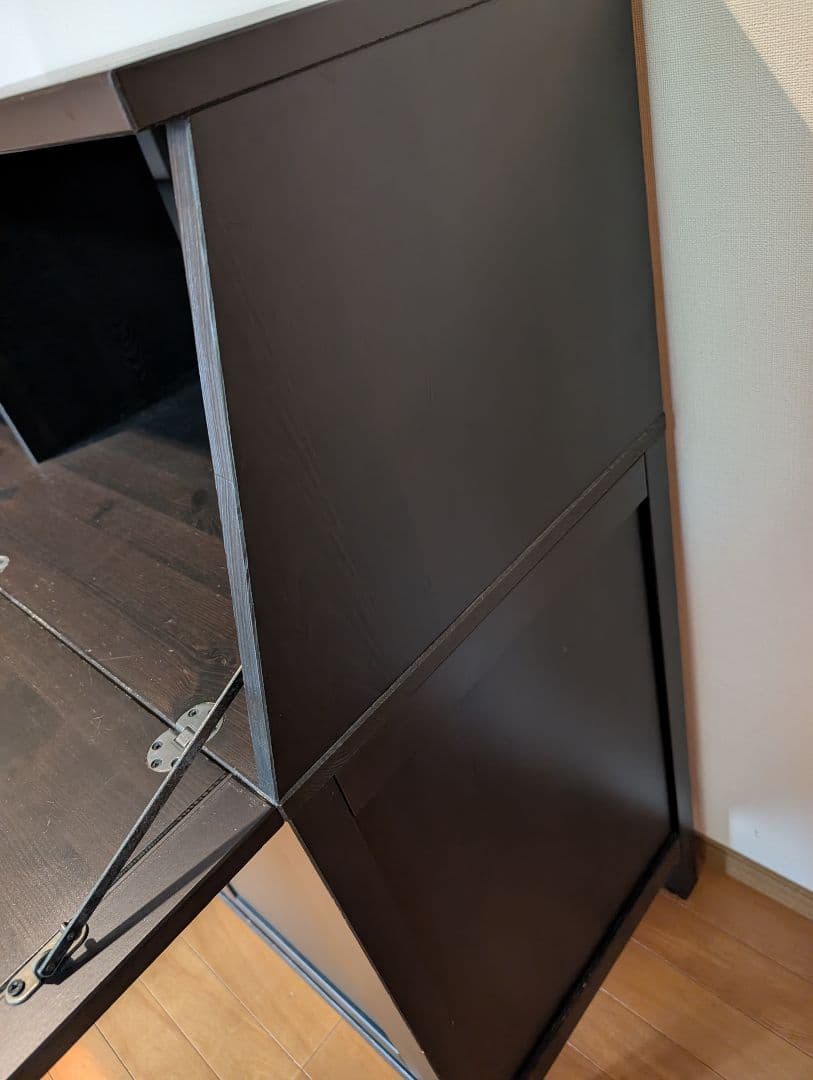 《送料込》IKEA ヘムネス ライティングビューロー ライティングデスク 机収納