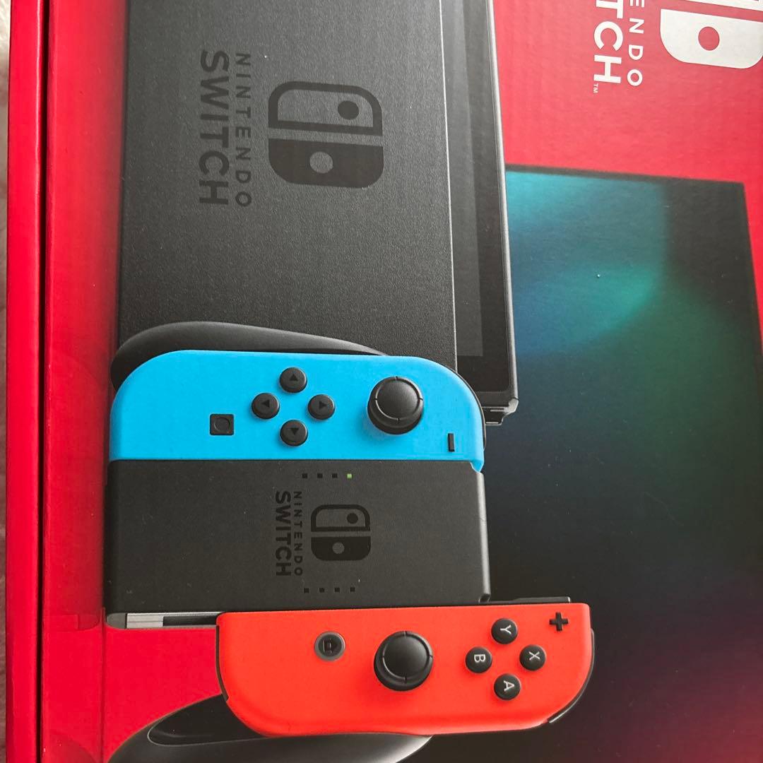 Nintendo Switch 本体 青とオレンジのJoy-Con 新品 Nintendo Switch 本体 青/オレンジ Joy-Con付き - メルカリ