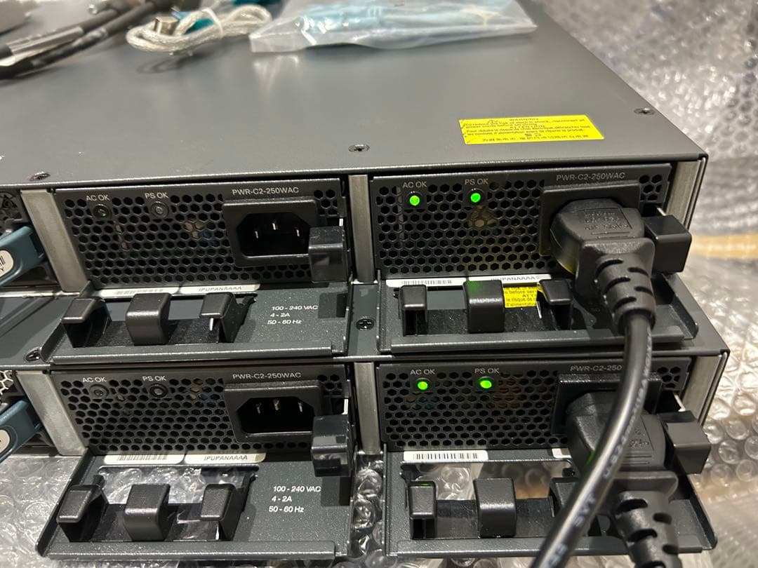 CCNA、CCNP】2台セット スタックCisco L3スイッチ3650 - メルカリ