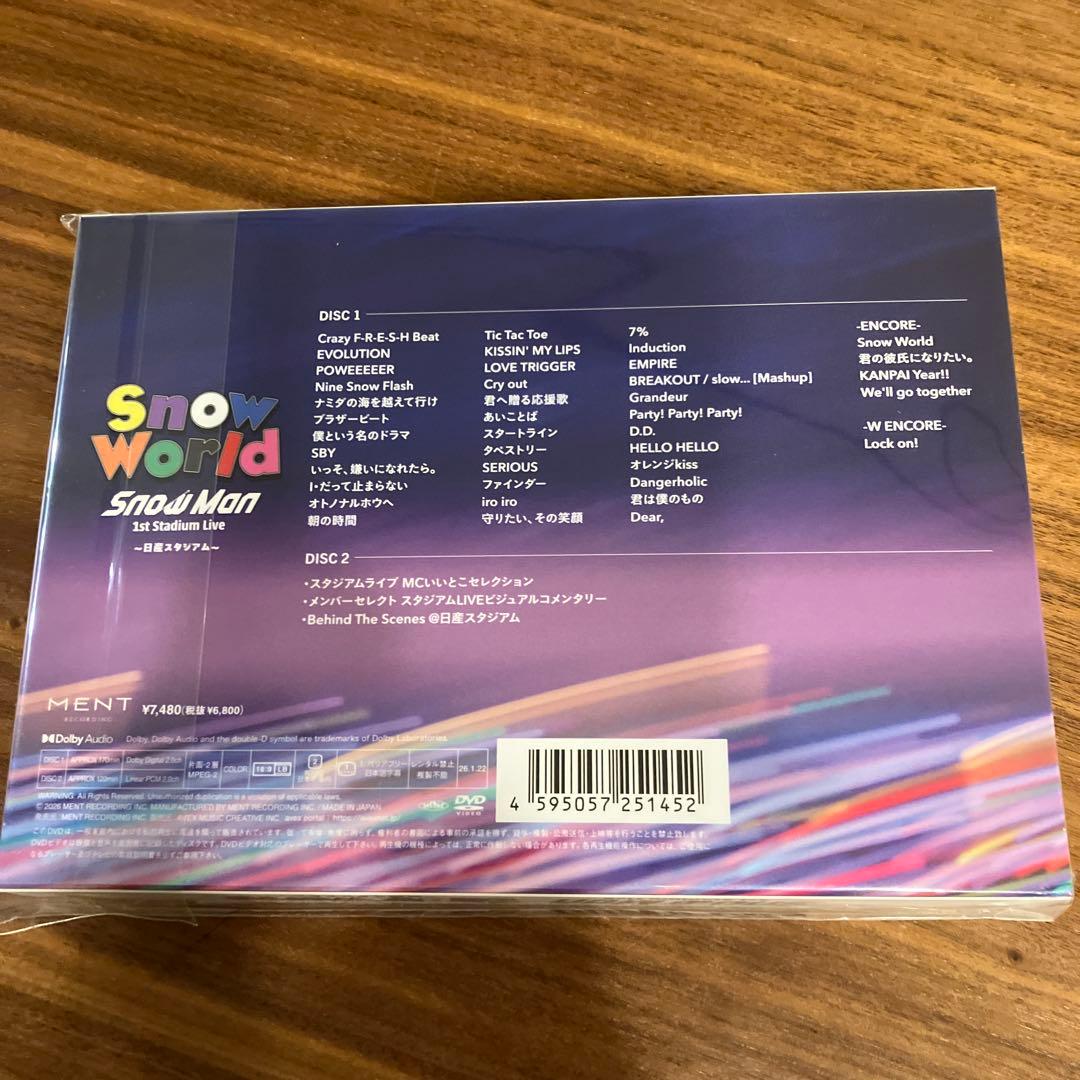 【ファンクラブ限定】 Man  World 2枚組 DVD