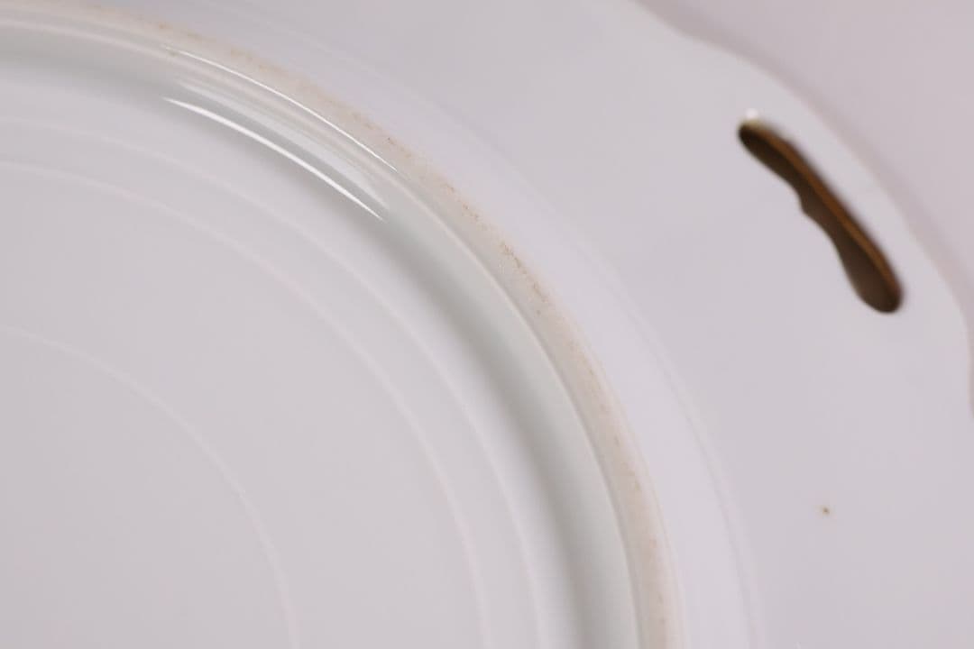 【CM289】オールドノリタケ 花図 プレート 26.5cm 明治 皿 陶磁器