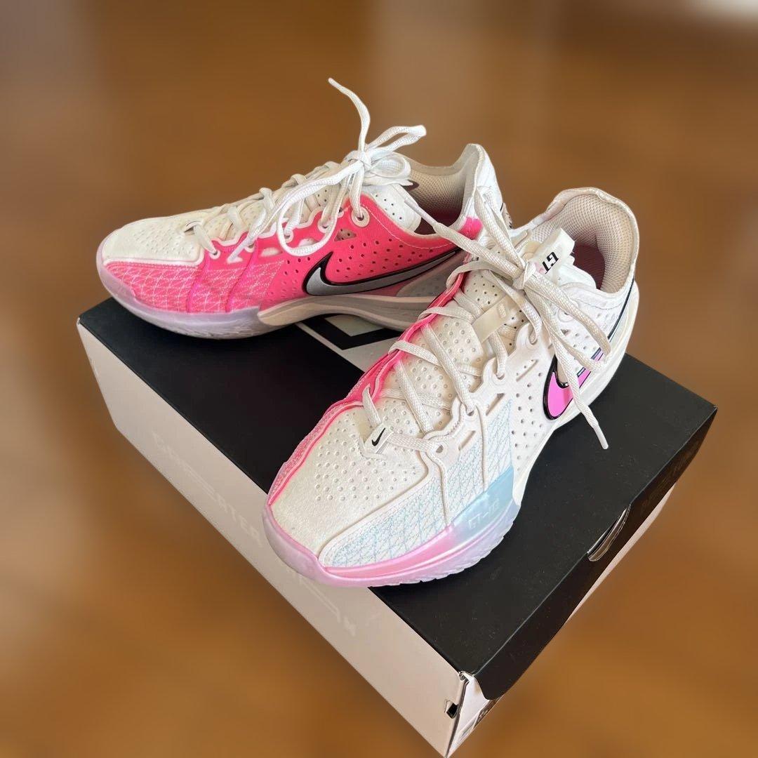 バスケットボールシューズ NIKE G.T.CUT 3EP ホワイト/ピンク