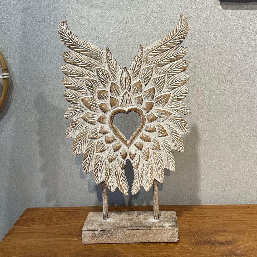 【マミー】バリ島羽根のオブジェとbohoウォールデコ Raffia and macramé wall decor Kanobe | Joglo Living