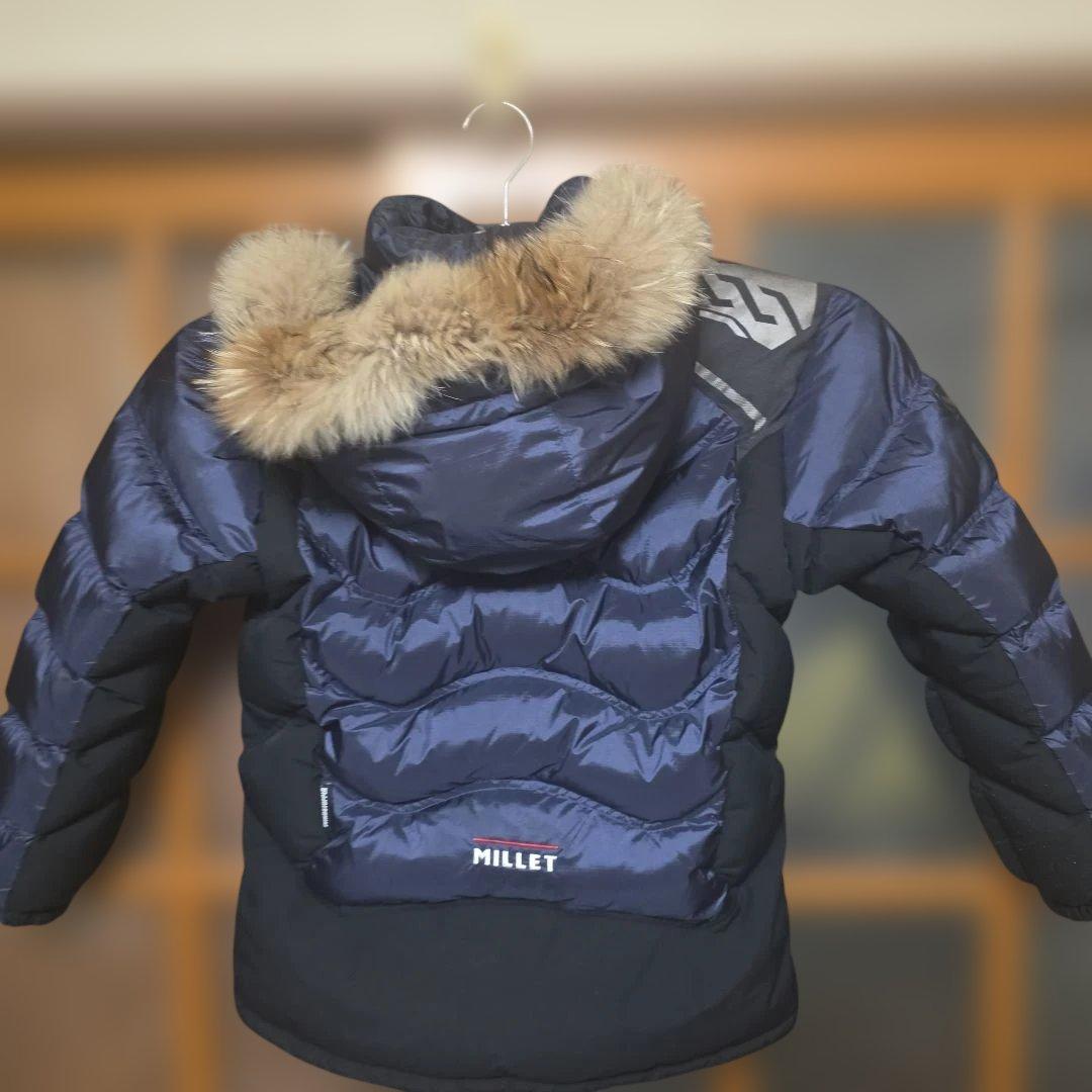 美品】MILLET ミレー フードファーダウン メンズL 極暖 山