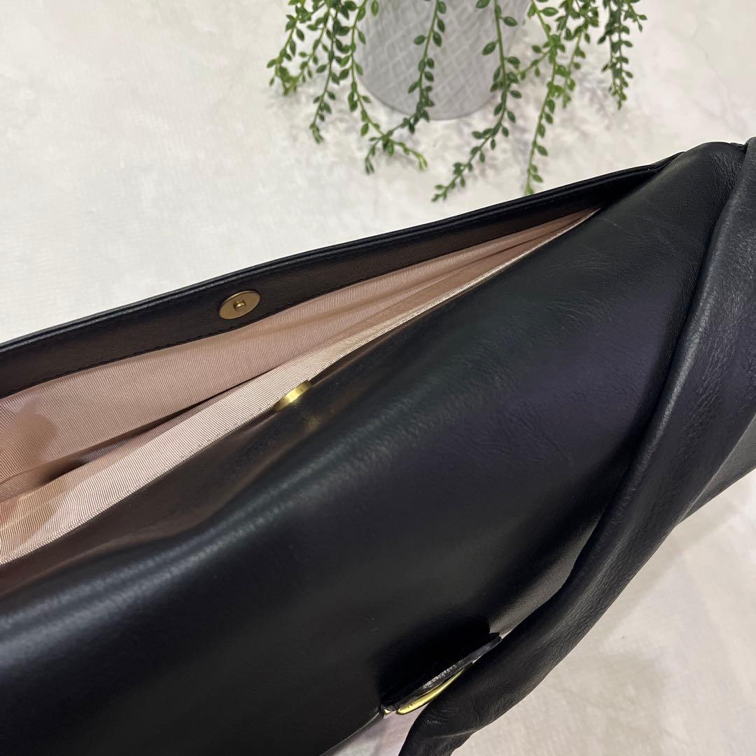 TSUMORI CHISATO ツモリチサト レザーショルダーバッグ ラム革