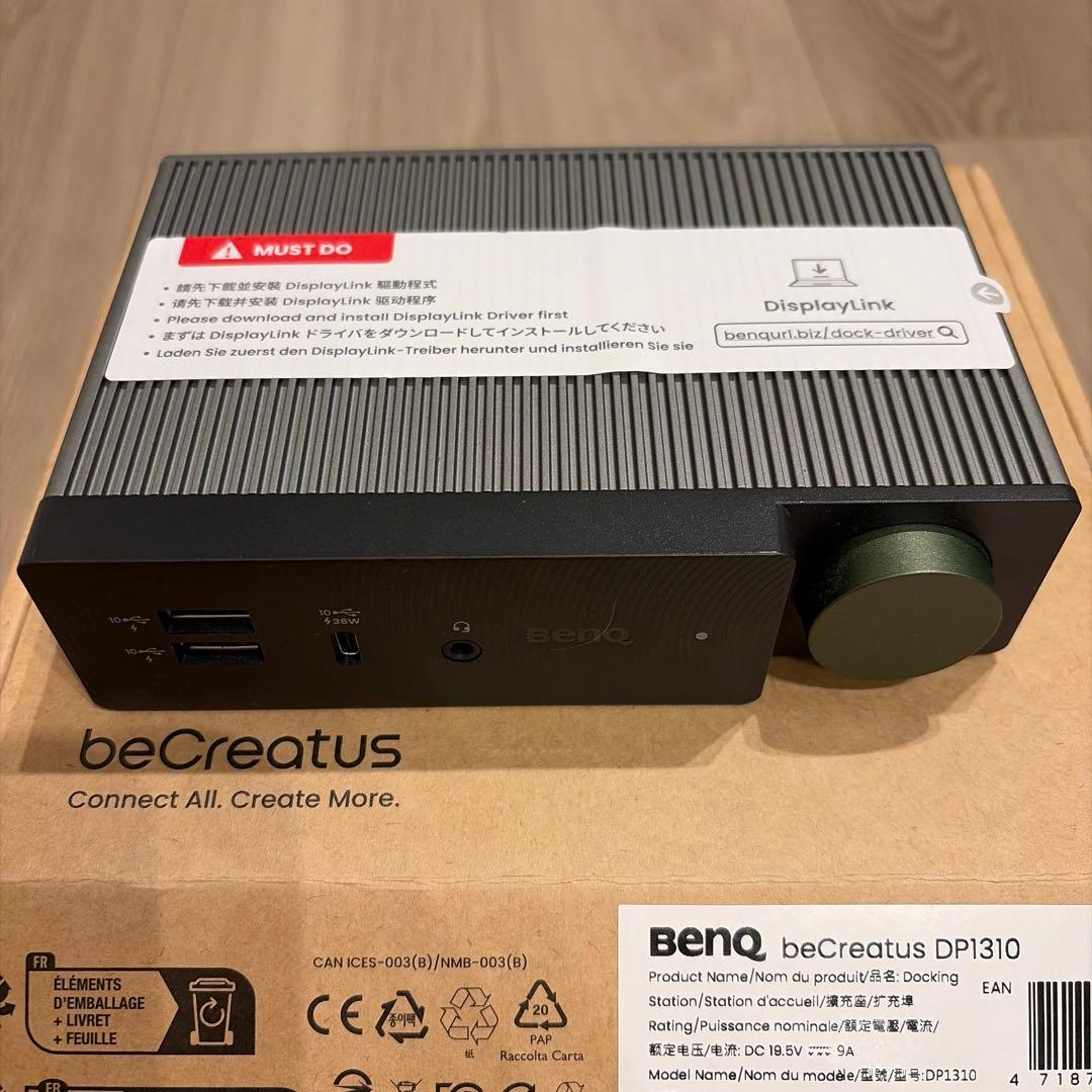 BenQ DP1310 USB-Cドッキングステーション【付属品完備】 Amazon.com: BenQ beCreatus 13-in-1 USB C Hybrid Dock | Gaming Dock