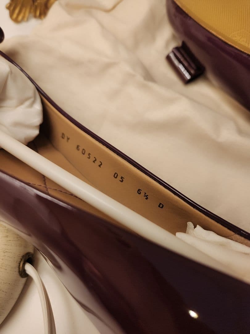 Salvatore Ferragamo パープル バレエシューズ 6.5D