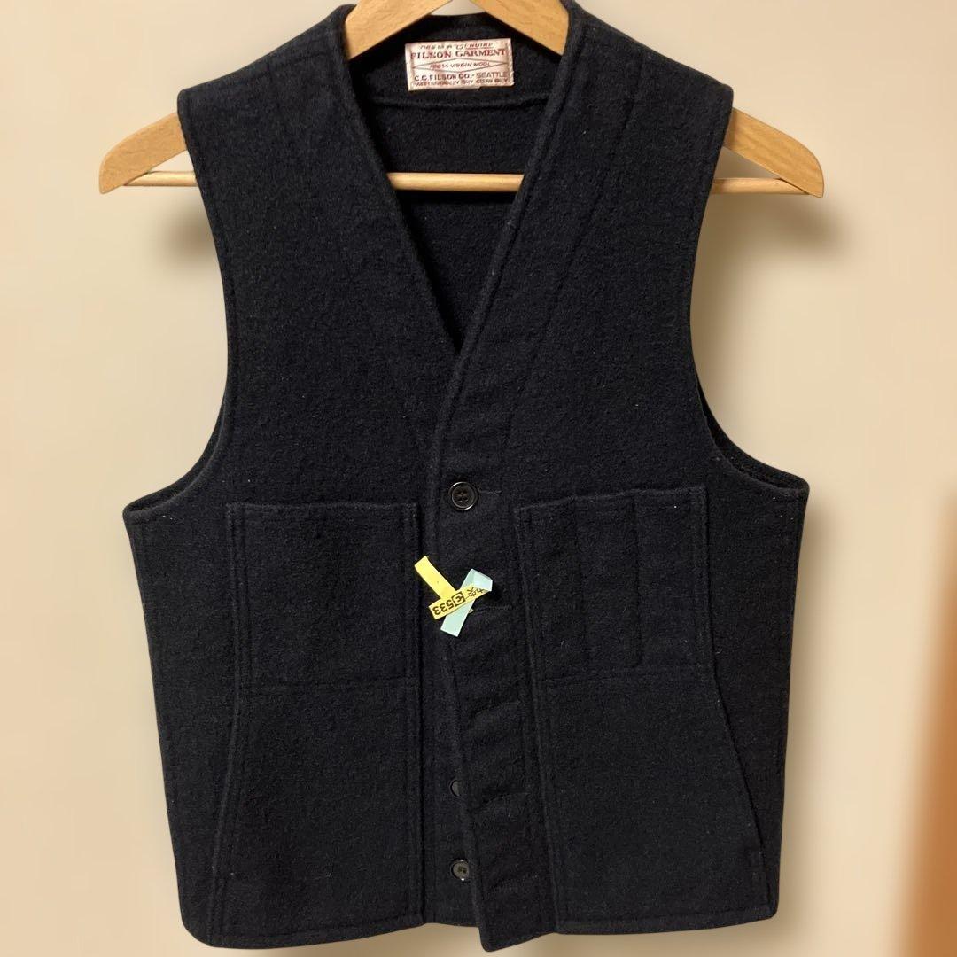 FILSON マッキーノ　ウールベスト アメリカ製ブラック　36 楽天市場】フィルソン FILSON マッキーノ ウール ベスト ソリッド
