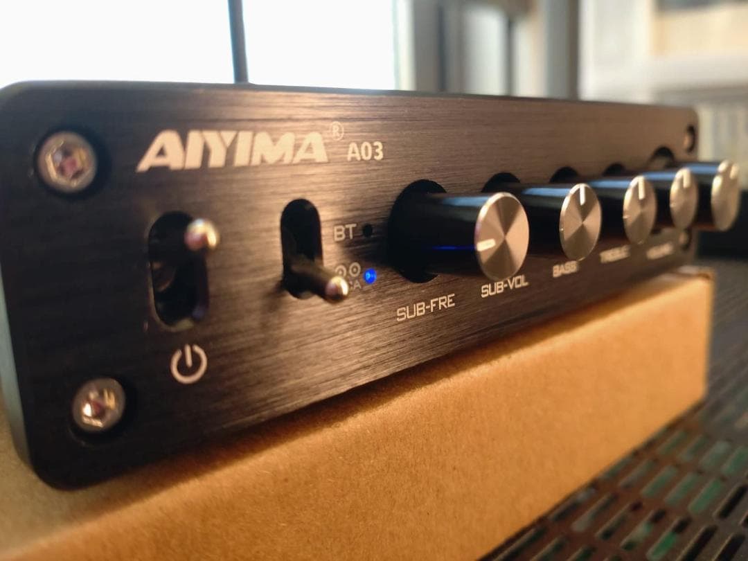 AAIYIMA A03 TPA3116サブウーファーアンプ QCC304X Bl - メルカリ