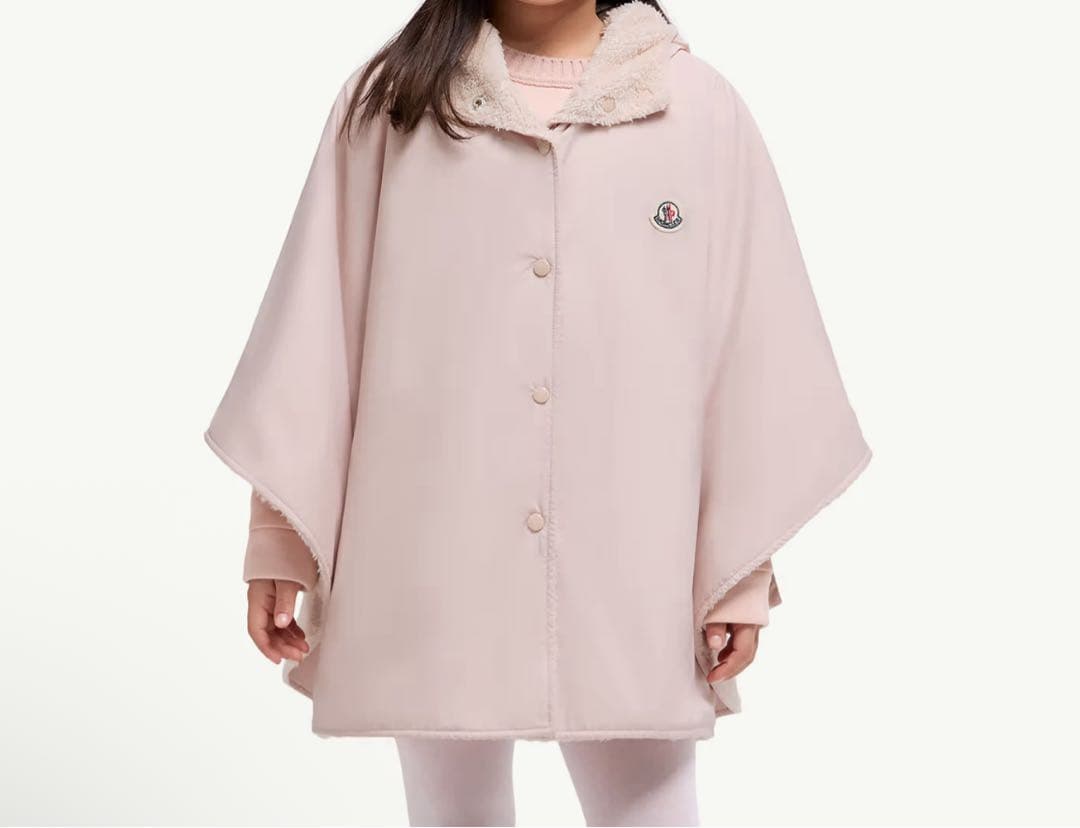 MONCLER フード付きリバーシブルベージュポンチョ新品 未使用 タグ付