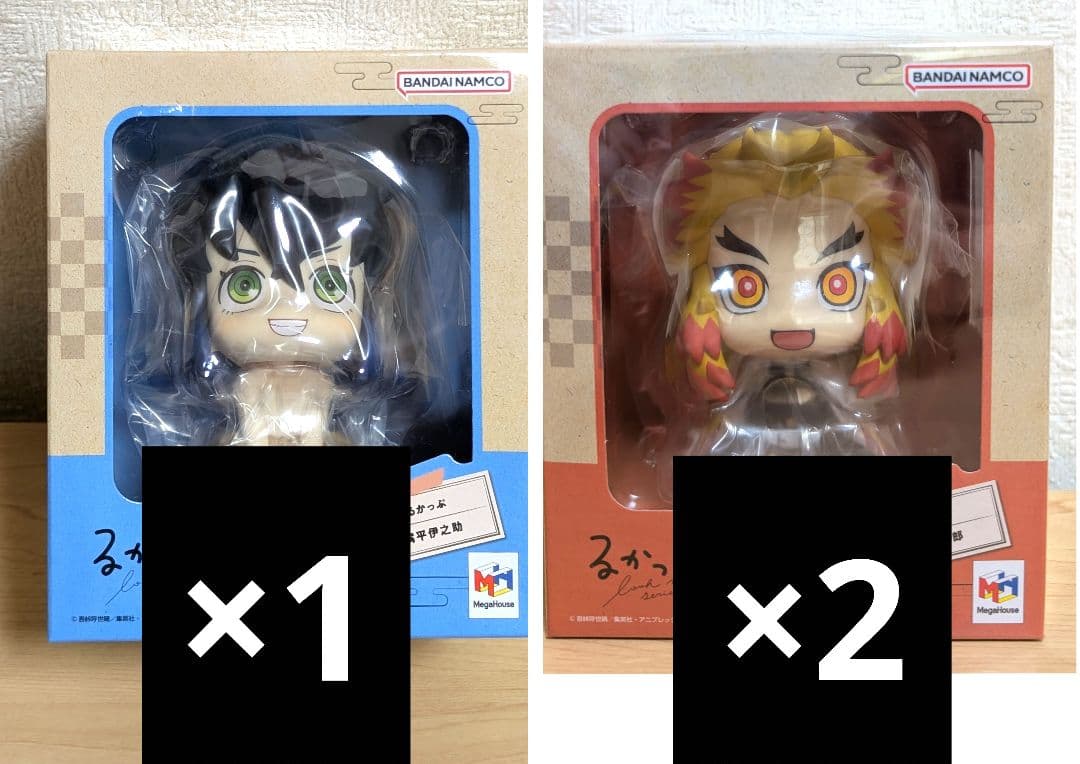 鬼滅の刃 るかっぷ 嘴平伊之助 煉獄杏寿郎 3点