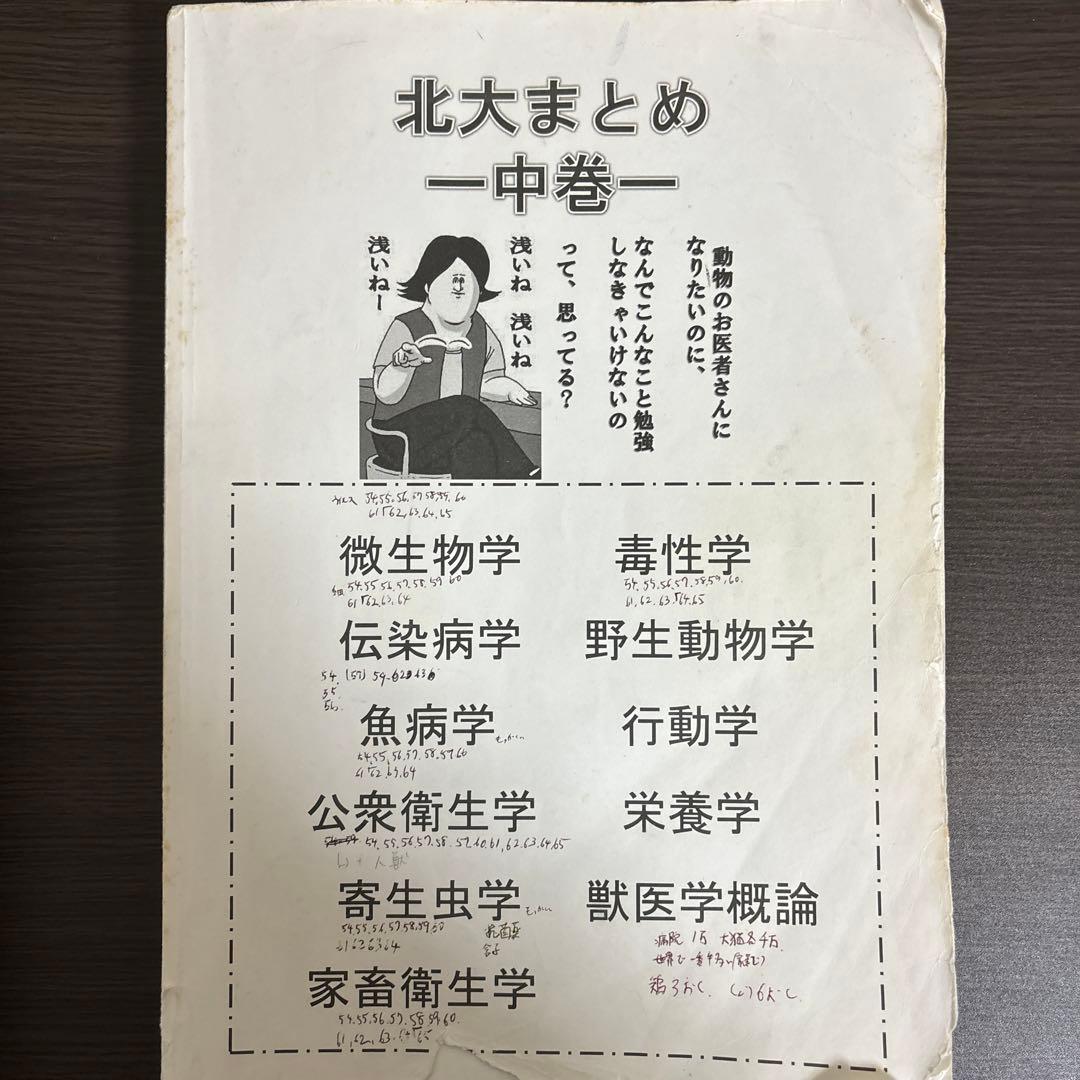北大まとめ 上中下3冊セット 平成28年度獣医師国家試験対策本 - メルカリ