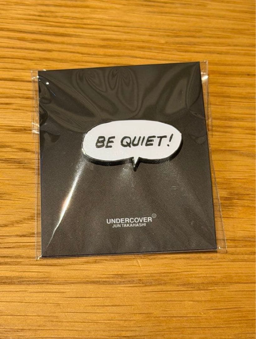 新品 undercover ピンバッチ bequiet アンダーカバー UNDERCOVER