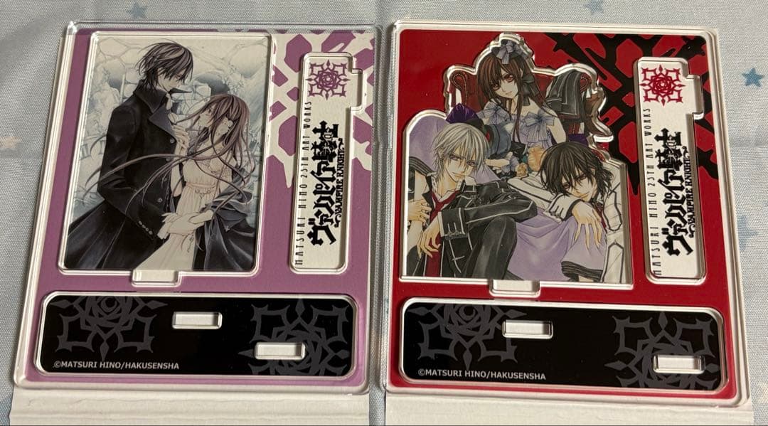 樋野まつり原画展 ヴァンパイア騎士 アクリルスタンド、 A6クリア