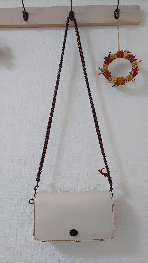 美品✨COACH ディンキー クラブタンレザー ショルダーバッグ ターン