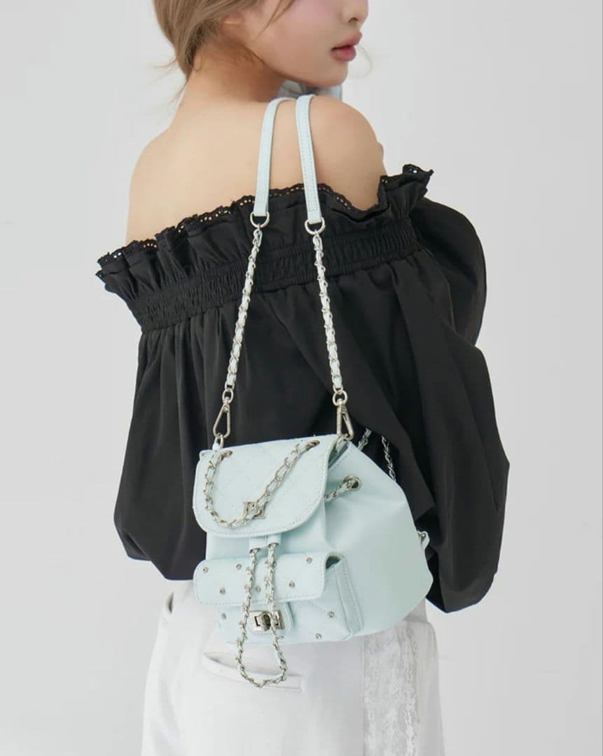 Darich ダーリッチ キルティングビジューミニリュック - メルカリ