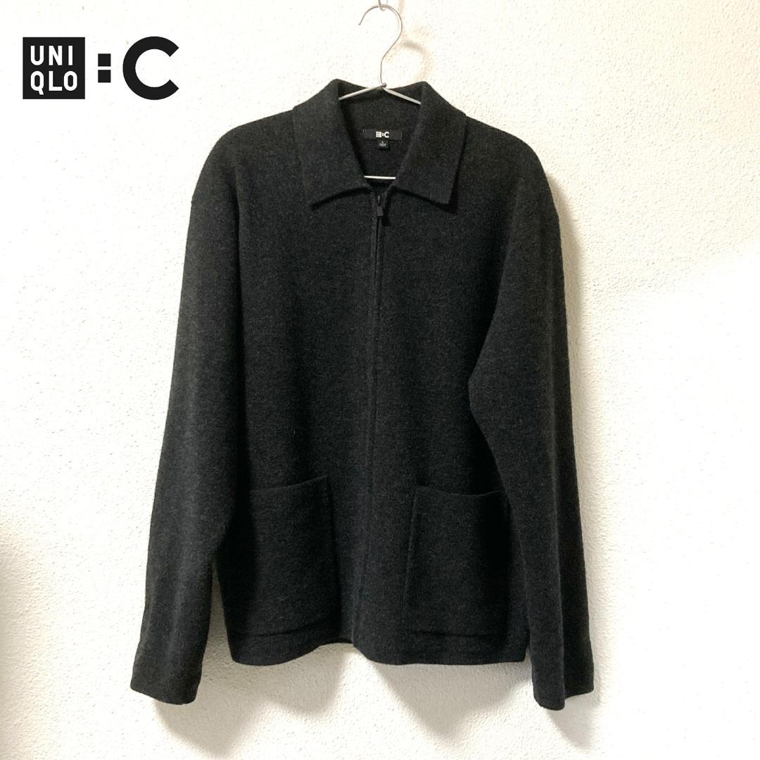 UNIQLO C ユニクロC ニットフルジップジャケット L 2回着用美品 - メルカリ