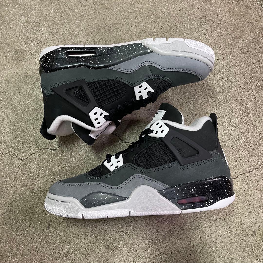 Nike GS Air Jordan 4 Retro \"Fear\" 23㎝