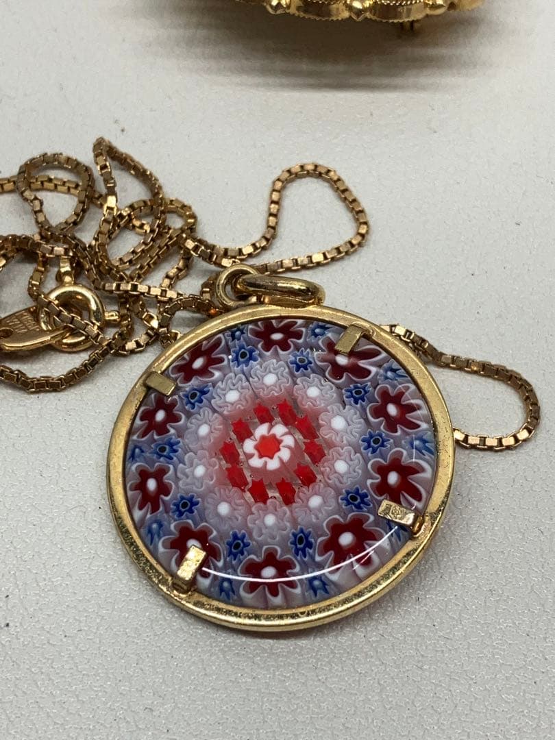 マイクロモザイク ベネチアンガラス まとめ ブローチ ペンダント