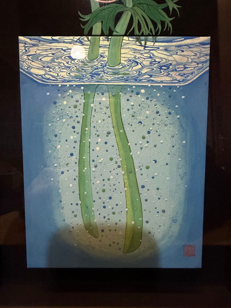 菅かおる コップに挿したアネモネ 共シール - メルカリ