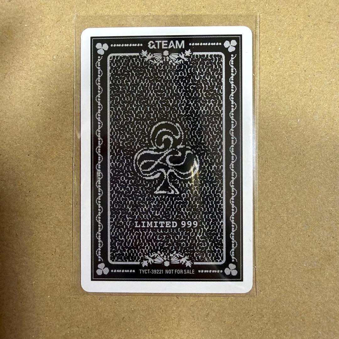 最安値 &TEAM 初回限定 Limited 999限定 YUMA ユウマ - メルカリ