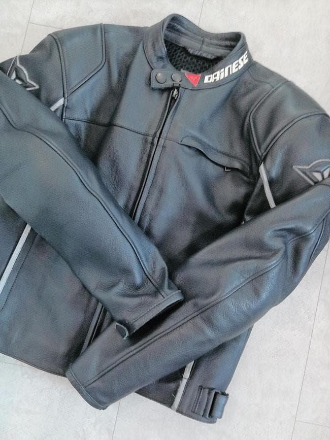 DAINESE ダイネーゼ SF PELLE パット付 本革ライダースジャケット