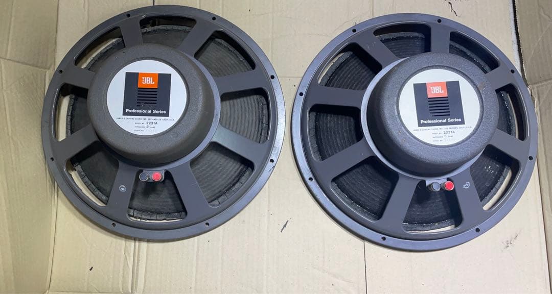 JBL 2231A ウーハー ジェイビーエル JBL 2231A ウーファーユニット ペア @47891 / 中古