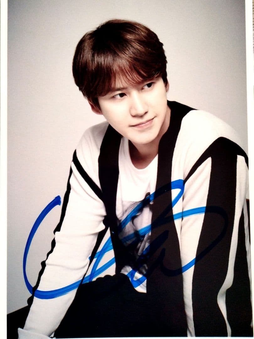 キュヒョン直筆サイン入り2Lサイズ写真…SUPER JUNIOR…Kyuhyun - メルカリ