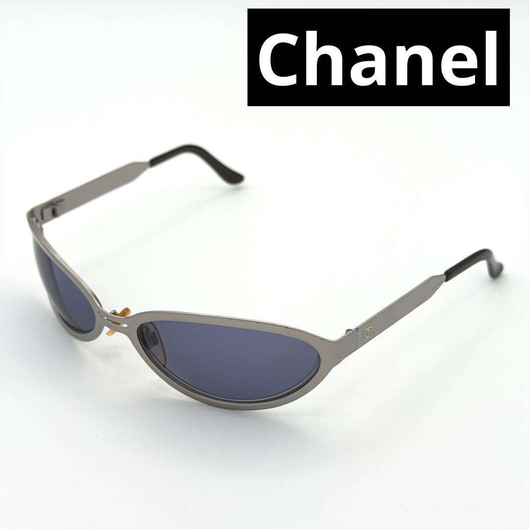 CHANEL シャネル ヴィンテージ スポーツ メタル サングラス y2k 貴重