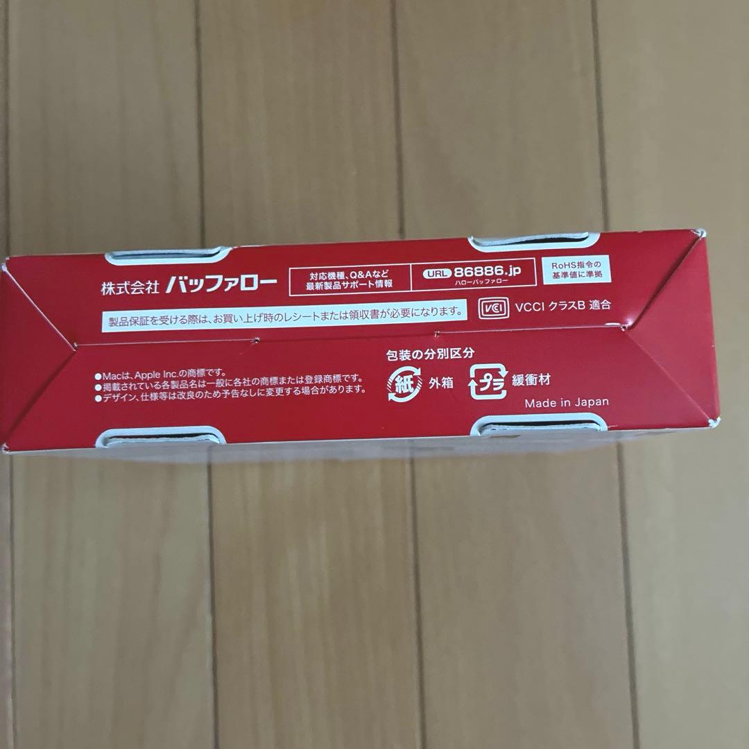 BUFFALO ポータブルHDD 2.0TB HD-PGF2.0U3-BBKA