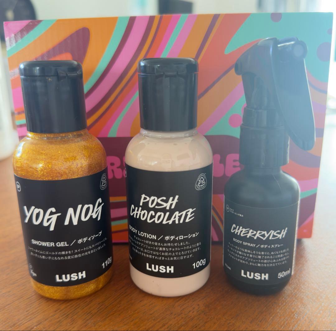 LUSH チェリーリップル ボディローション シャワージェル ボディ