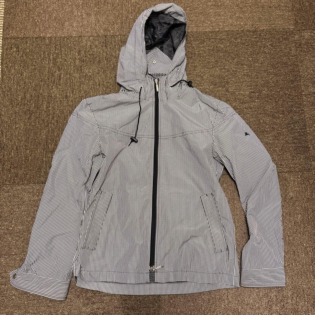 BURBERRY BLACK LABEL チェック柄ナイロンジャケット L 中古・古着通販】BURBERRY BLACK LABEL (バーバリーブラックレーベル