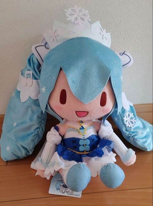 初音ミク 雪ミク 2019 ふわふわぬいぐるみ ふわぷち - メルカリ