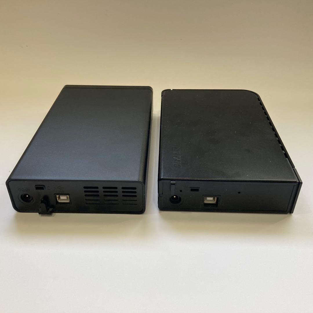 【TV録画用】BUFFALO 外付けHDD 2.0TB×2台まとめて
