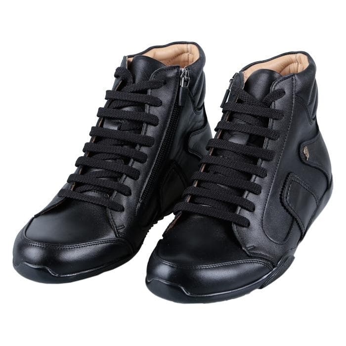 BENESU ベネシュ ブラックレザーブーツ 23cm