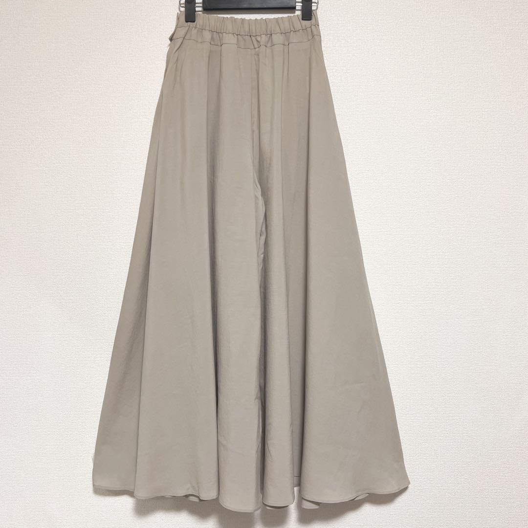 nala ナラ マーメイド ワイドパンツ パンツ￼ ベージュ - メルカリ