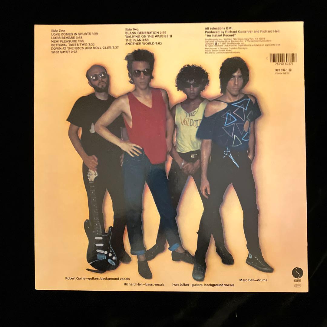 RICHARD HELL & THE VOIDOIDS 1st LP - メルカリ