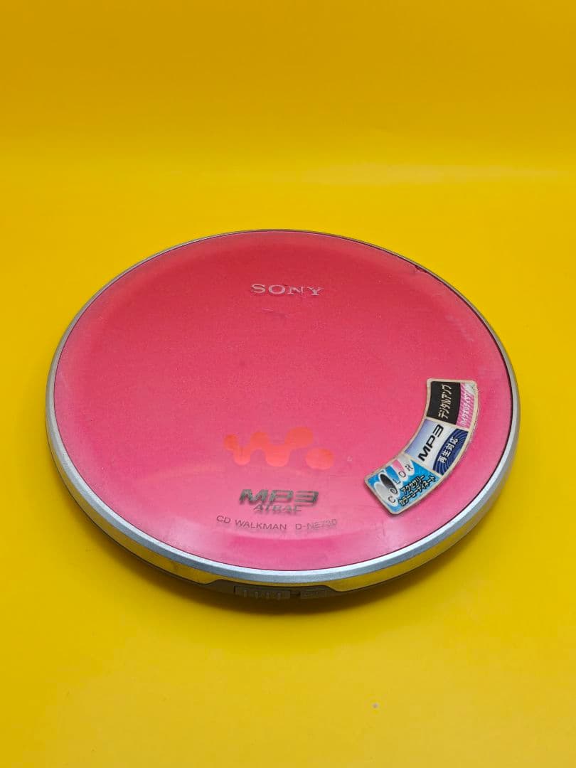 SONY ポータブルCDプレーヤー D-NE730 WALKMAN ピンク - メルカリ