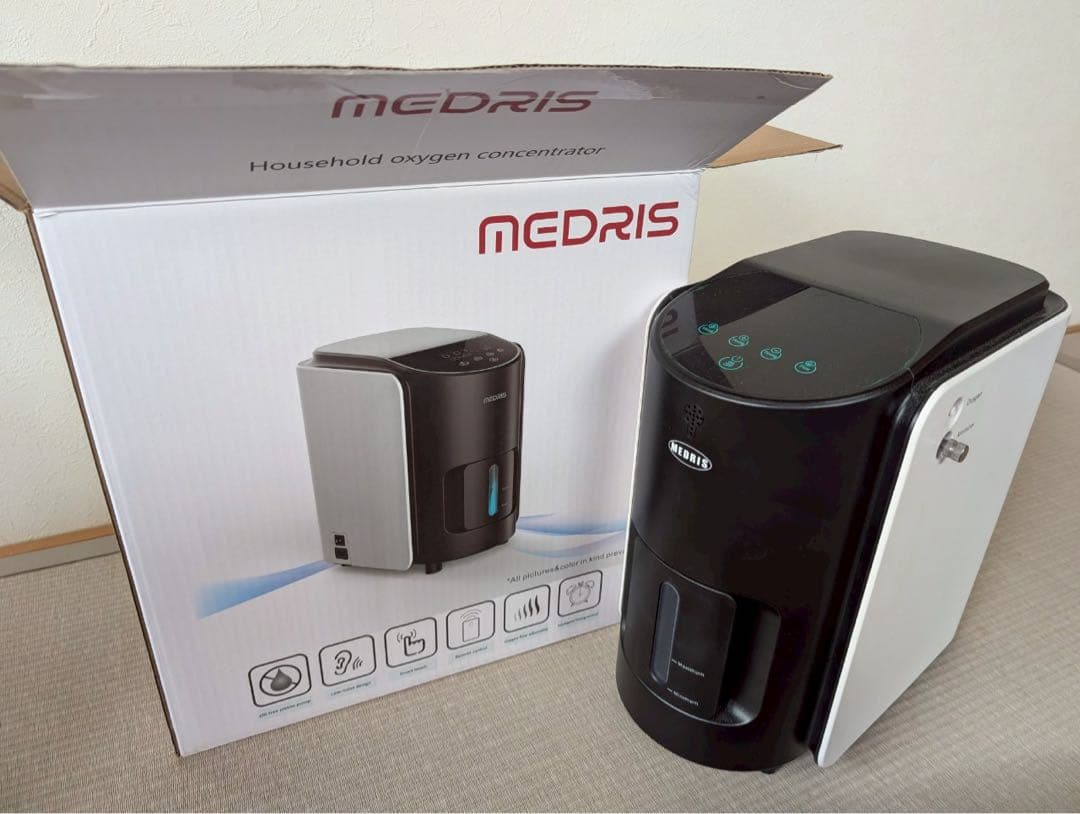メドリス MEDRIS 酸素発生器 家庭用 外箱、その他付属品付き 楽天市場】家庭用 酸素発生器の通販